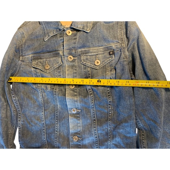 AG Adriano Goldschmied Denim Jacket Womens Small Streamside Wash Stretch Trucker - Picture 3 of 6